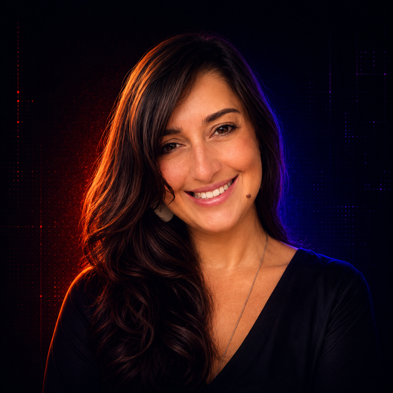 Retrato de Camis Andrade, Co-fundadora da Humana